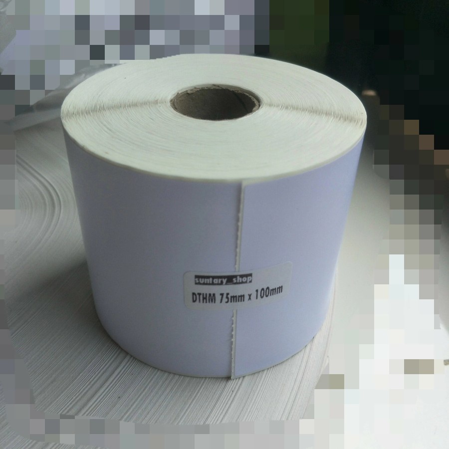 

barcode stiker thermal 75 mm x 100 mm cocok untuk resi 75x100 76x100 isi 500 pcs