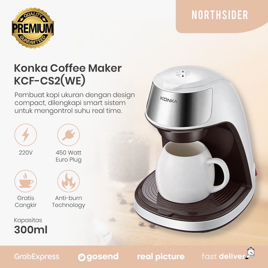 KONKA COFFEE MAKER | ALAT KOPI - KCF-CS2