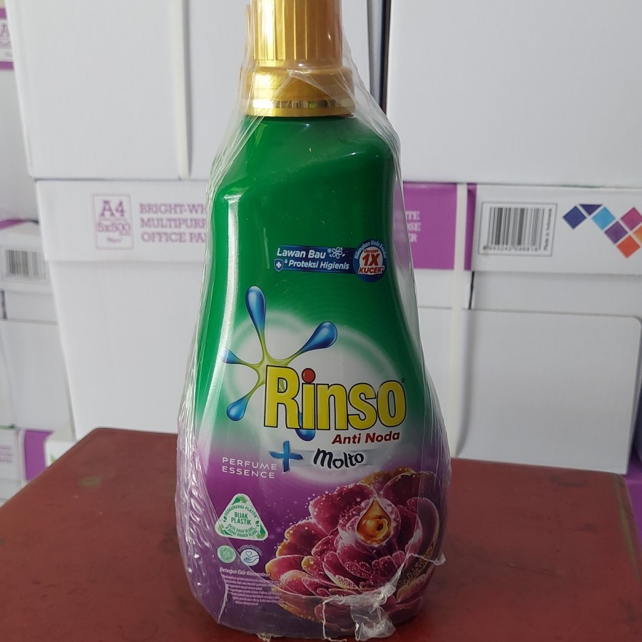 Rinso Molto Botol 1L - Rinso Deterjen Cair Ungu