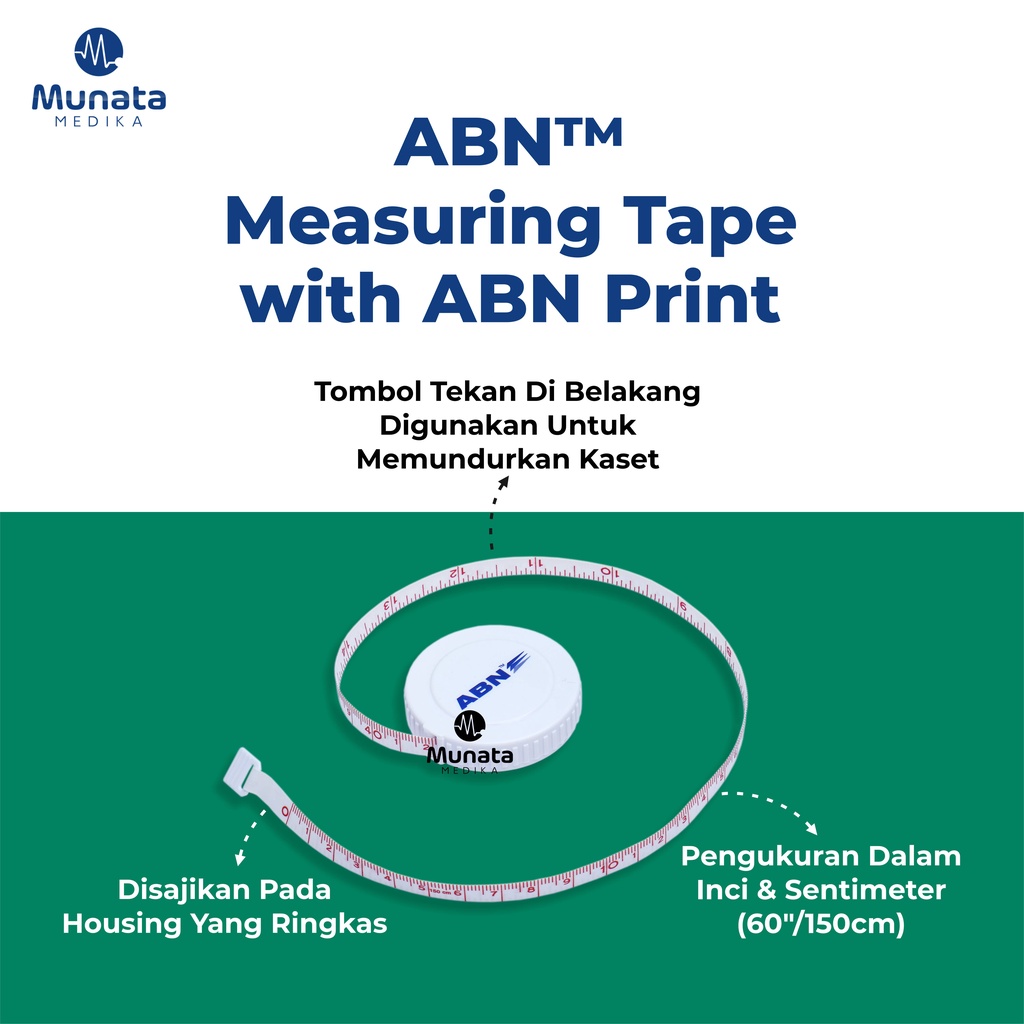 Meansuring Tape ABN atau Meteran ABN atau Meterline ABN