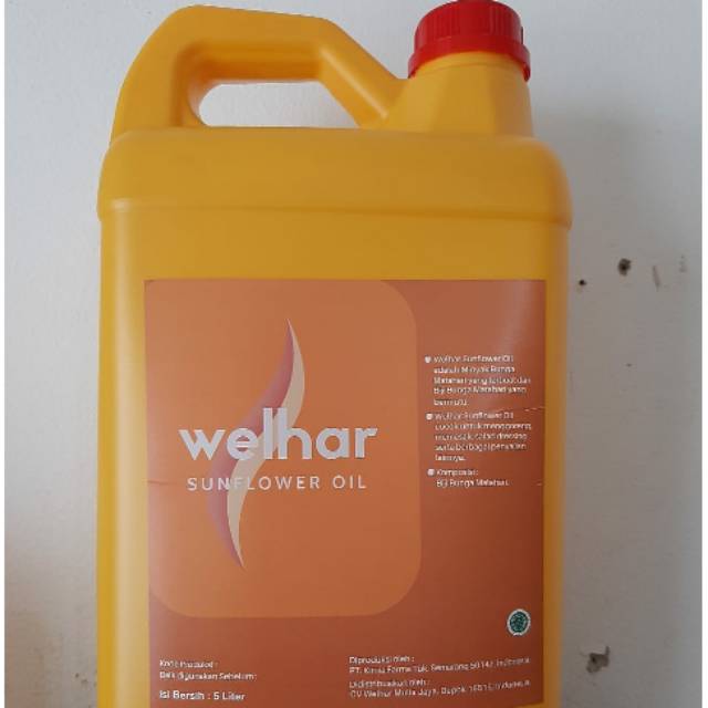 

Welhar sunflower oil 5kg