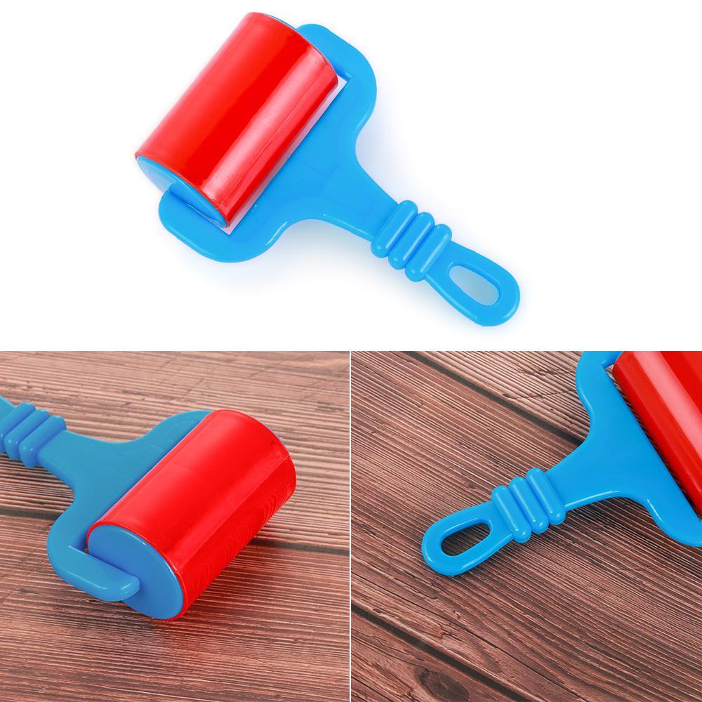Solighter Warna Acak Berlian Lukisan Roller DIY Multifungsi 5D Rolling Pin Cross Stitch Aksesoris