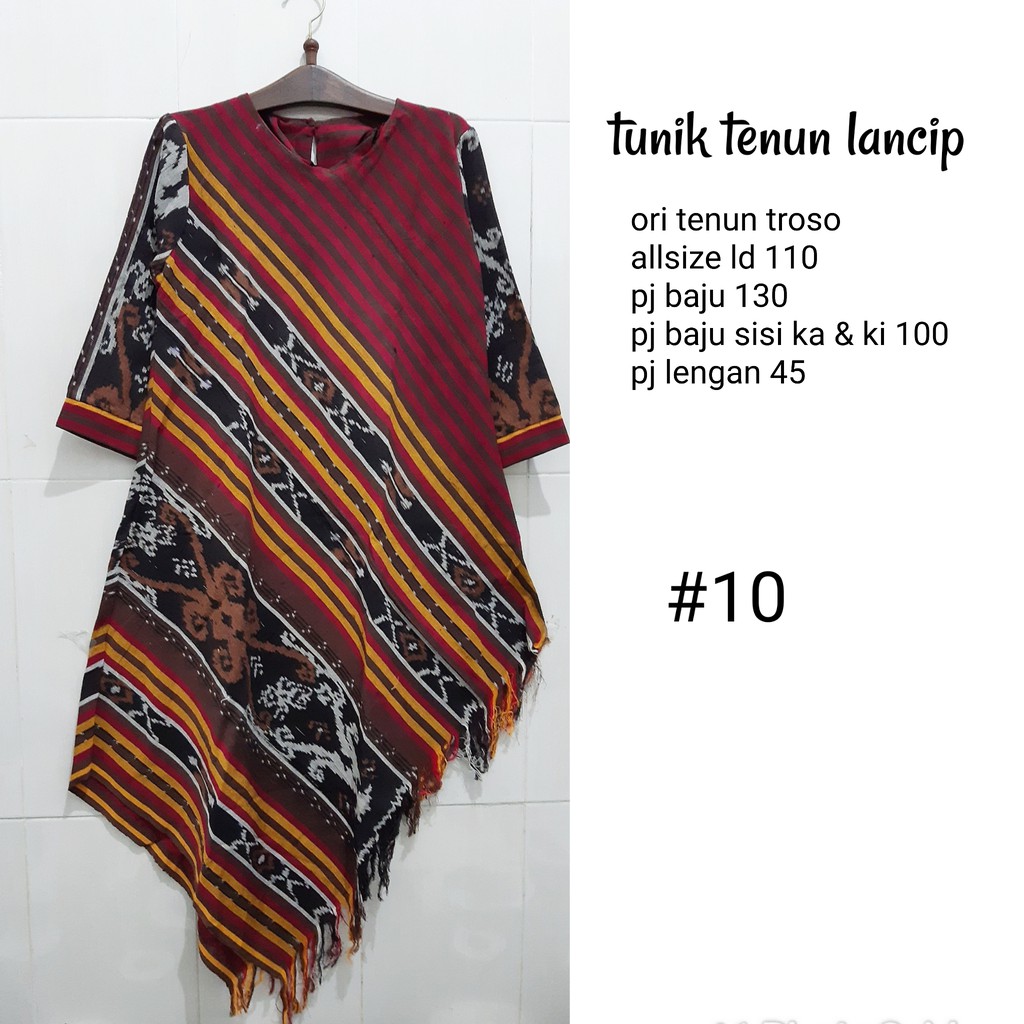 Dress tenun  lancip  ori  troso