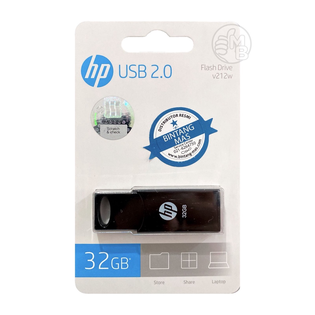 HP Flashdisk 32GB V212W USB 2.0