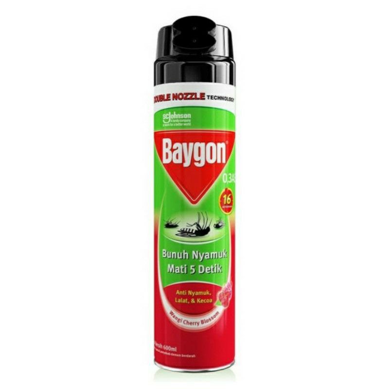 BAYGON AEROSOL CHERRY BLOSSOM 600ML