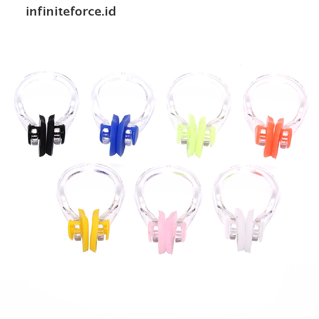 (infiniteforce.id) Klip Penjepit Hidung Bahan Silikon Lembut Nyaman Untuk Anak / Dewasa