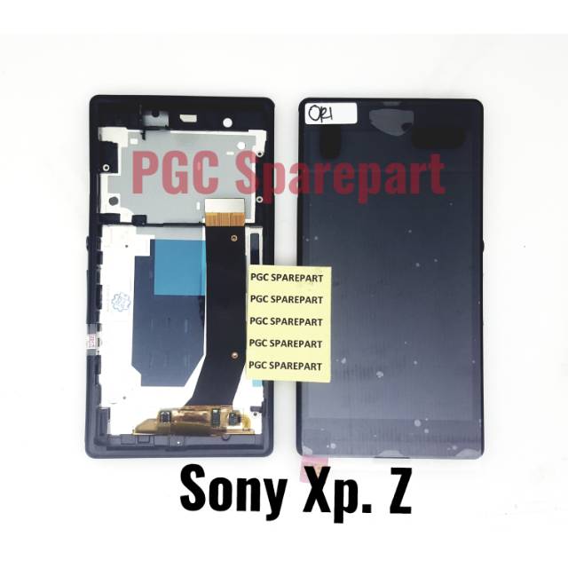 Original OEM LCD Touchscreen Fullset + Frame Sony Xperia Z - C6602 C6603 L36 L36H SO-02E Docomo