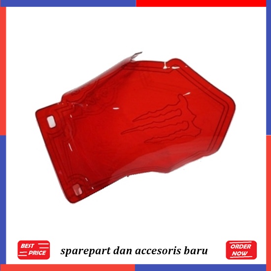 KOLONG VIXION NEW AKRILIK MERAH AKSESORIS MOTOR RACING