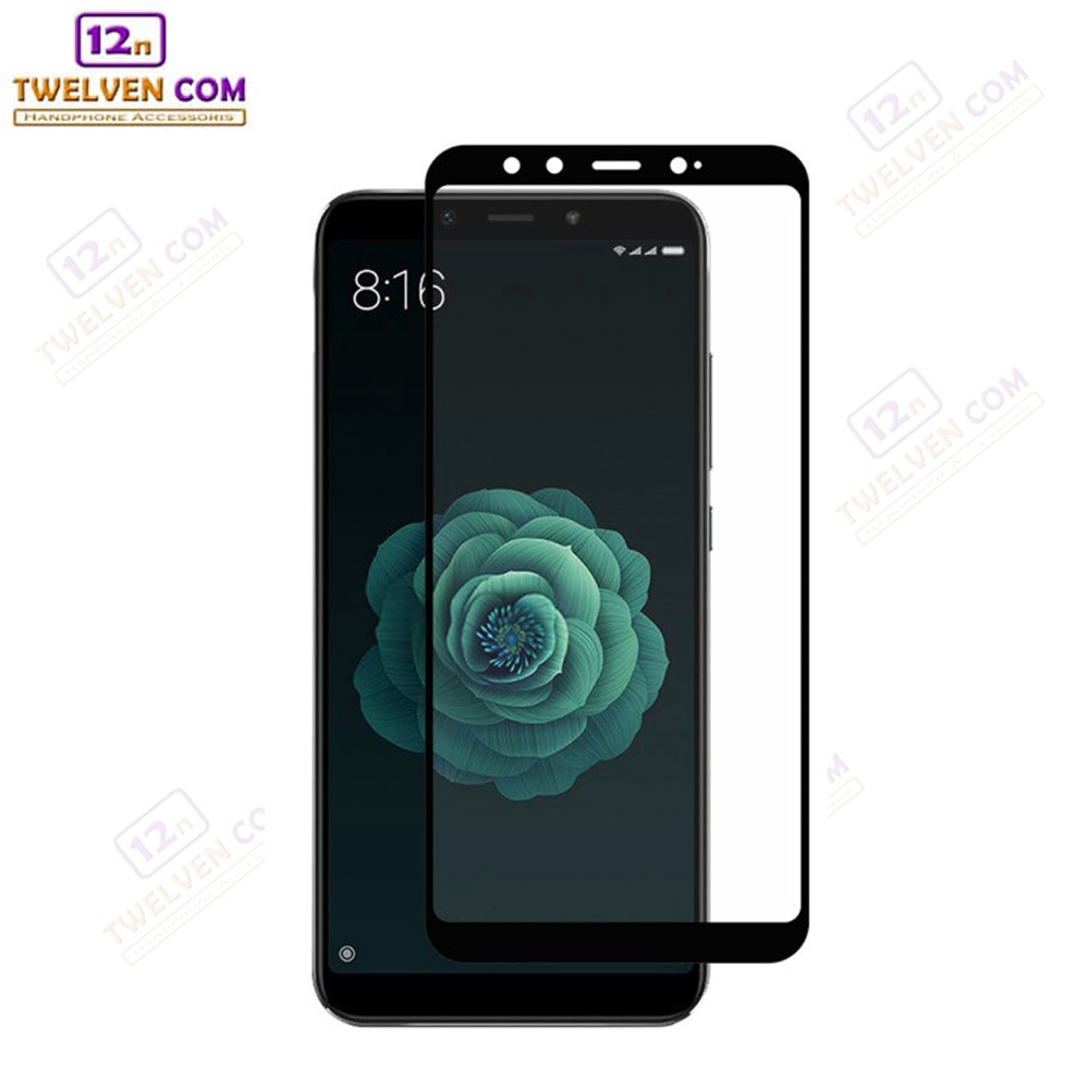 [FLASH SALE] zenBlade 5D Full Cover Tempered Glass Xiaomi Mi A2 (Mi 6X) - Hitam