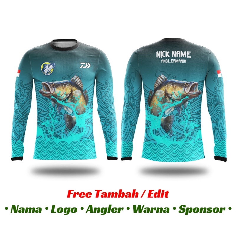 Jersey Mancing Custom | Baju Kaos Mancing Pancing Buff Custom Dryfit Pemium Adem Full Printing | STR