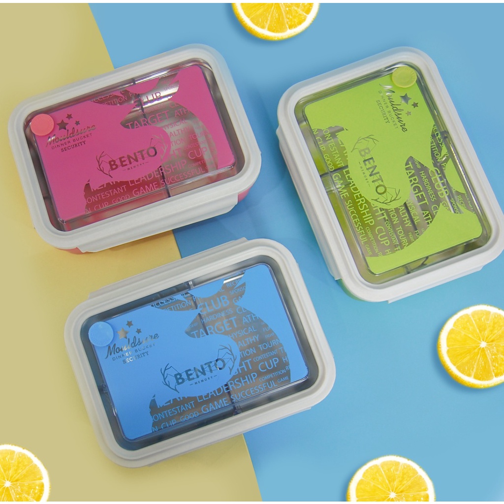 lunchbox kotak makan stainless anak dengan sekat  sm6016 sm6017