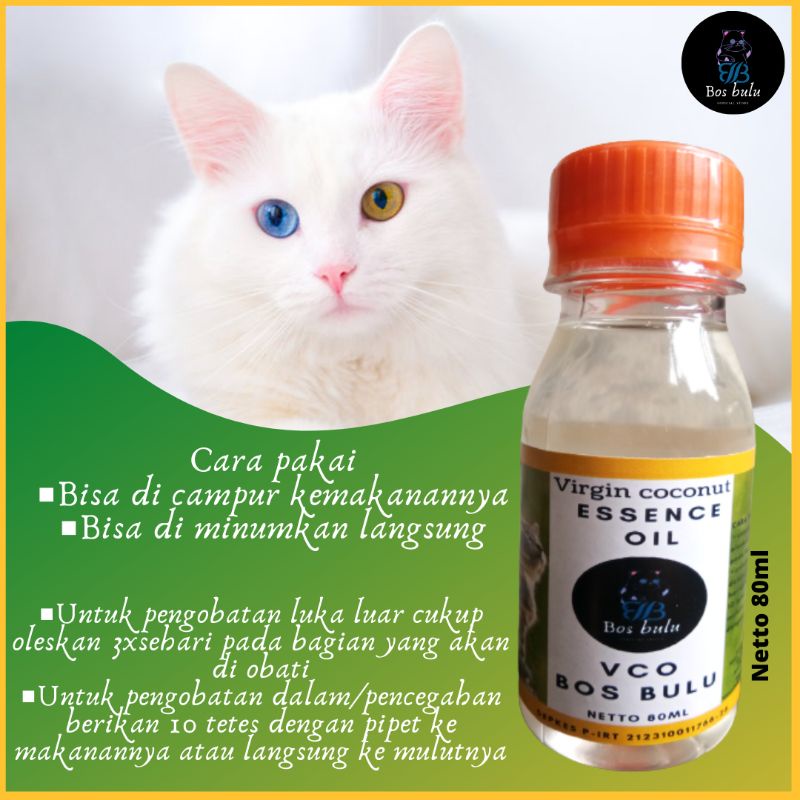 vco obat Jamur Scabies dan luka penyakit kulit kucing kelinci anjing 80ml