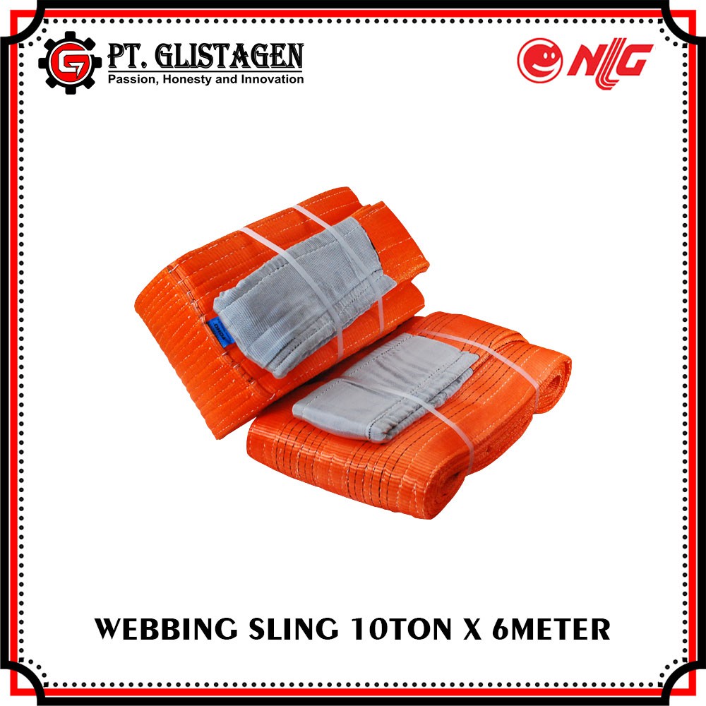 Webbing Sling 10 Ton x 6 Meter