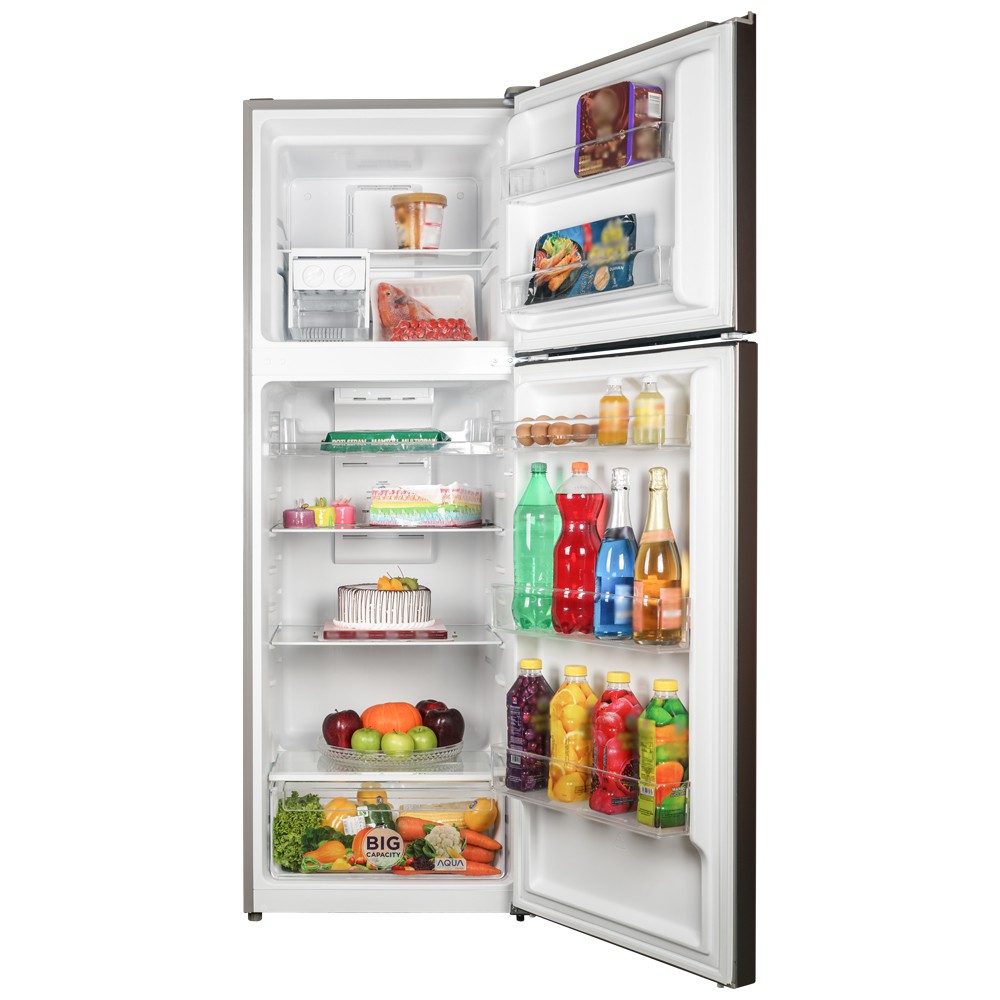 AQUA KULKAS 2 PINTU AQR-370R Inverter 344L AQR370R Resmi