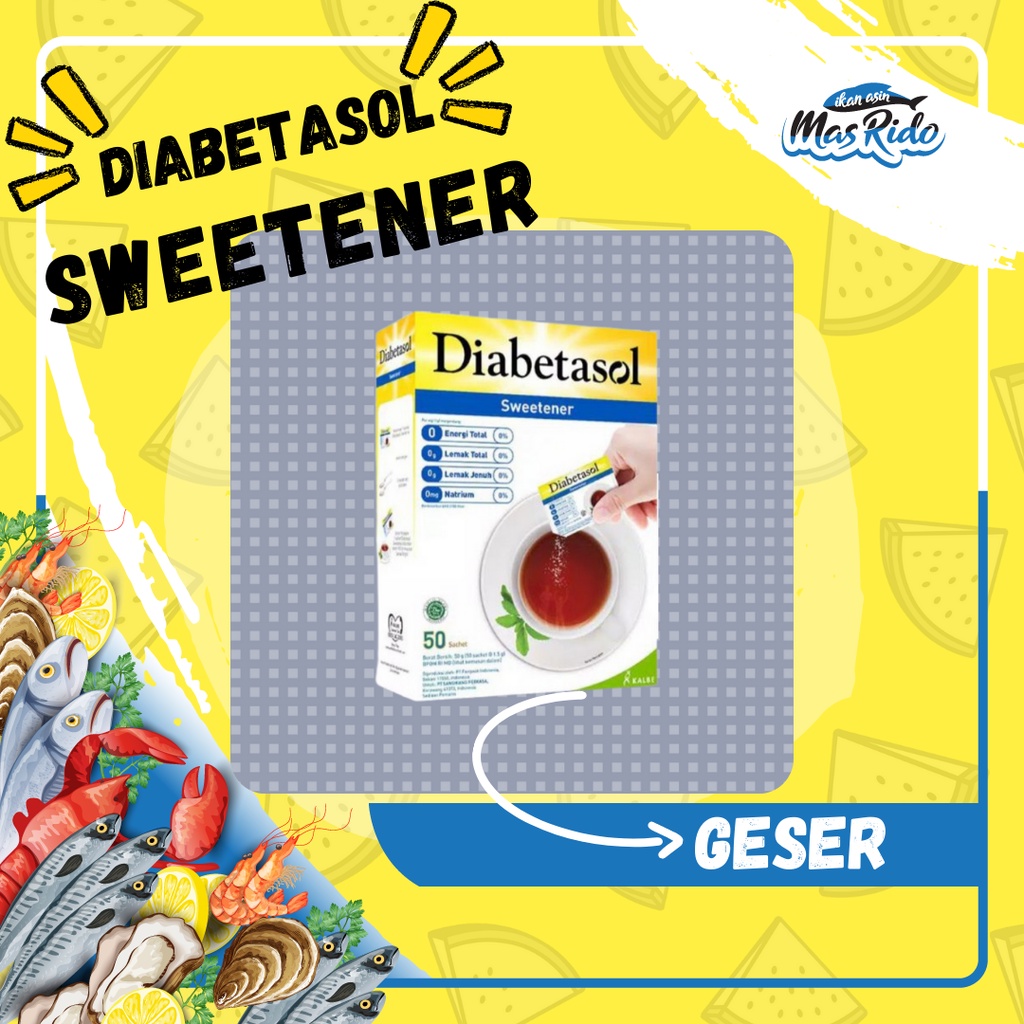 

Diabetasol Zero Calorie Sweetener 50 X 1,5 G Sachet Harga Termurah