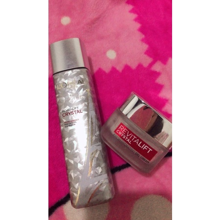 Loreal Paris Revitalift Crystal Micro Essence 130ml & Loreal Paris Crystal Gel Cream 50ml