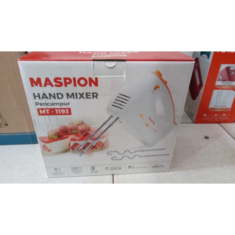 Hand mixer Maspion (tanpa mangkok)