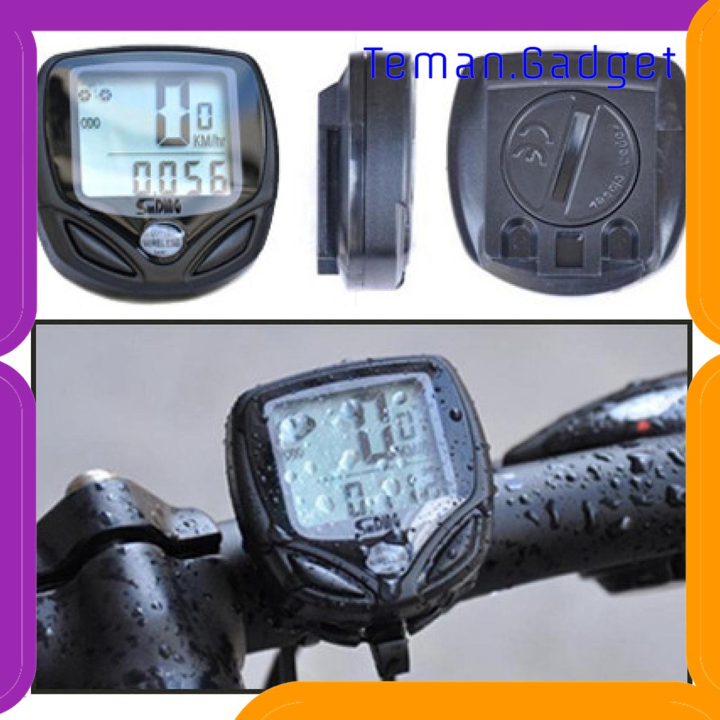 TG-IB124 SUNDING SPEEDOMETER SEPEDA WIRELESS DISPLAY LCD - SD-548C