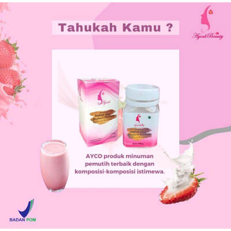 AYCO/Ayink Beauty Collagen/Susu Pemutih/Gluta White