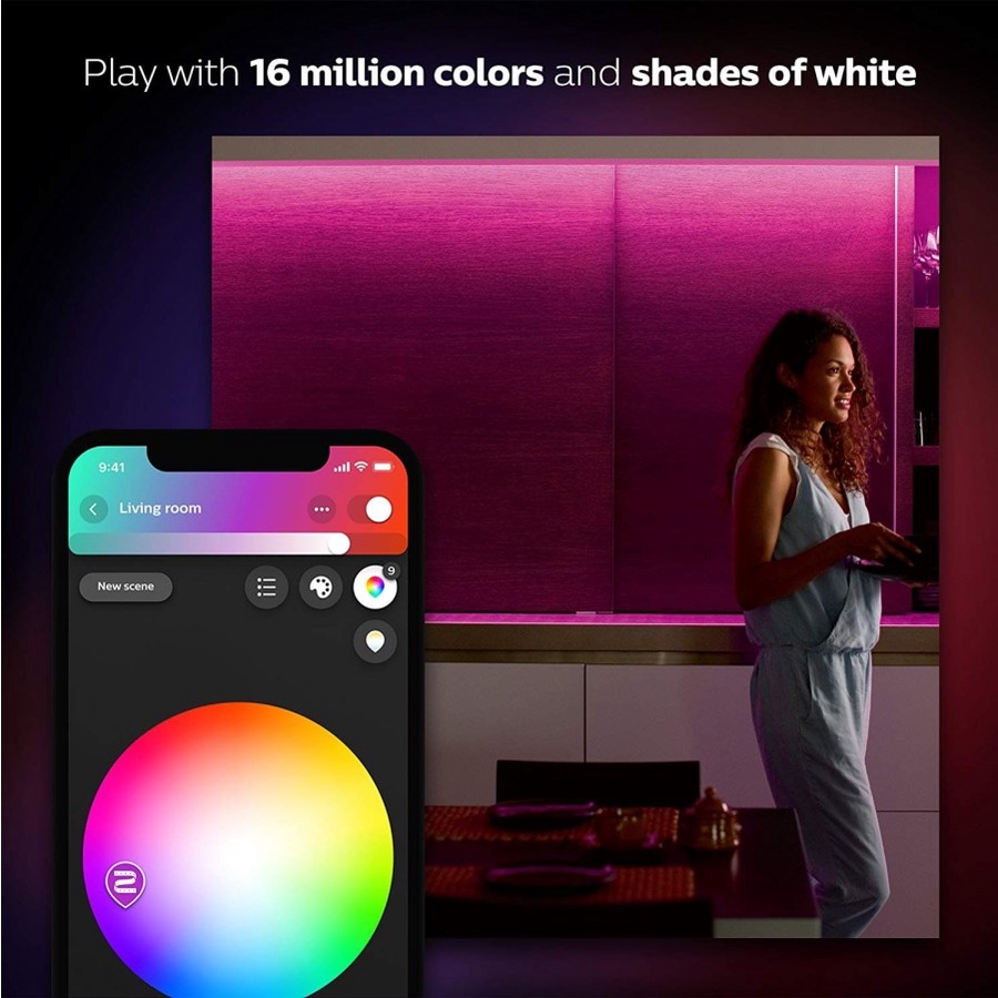 Lampu LED Strip Philips Smart Wifi Extension Kit 1M - Multicolor