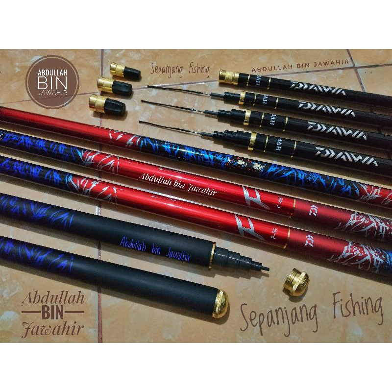 Joran Tegek DAIWA iCHiGEKi 450 ~ Bonus ujung soLid ~ free Packing PVC