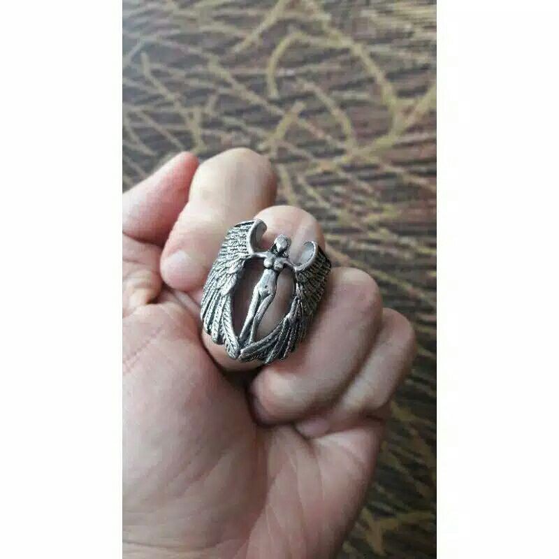 Cincin Pria devil punk style men ring witch series