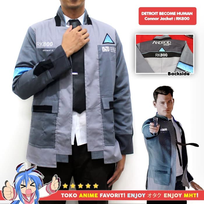 Jas Kondangan/Jas Kerja Pria/Jas Kerja Cowok/Jas Korea HL649  Jaket Game Detroit Become Human Conn