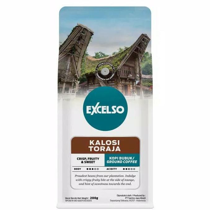 

Kopi excelso kalosi toraja bubuk /ground KP171