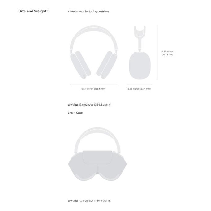 AirPods Max Headphone Over-ear Nirkabel - Apple Airpods