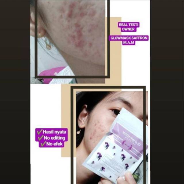 Masker wajah saffron