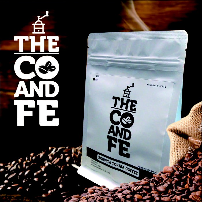 

THE CO&FE BIJI KOPI ROBUSTA PASUNDAN 200g ROASTING COFFEE ASLI