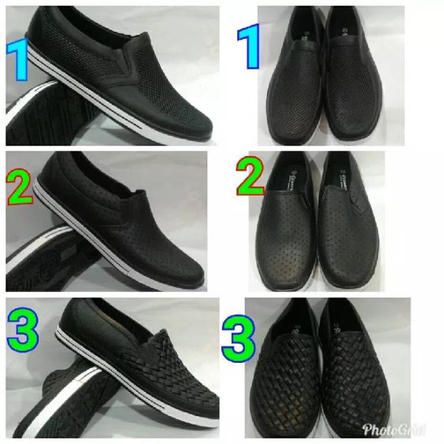 Sepatu pantopel karet pria/sepatu anti air