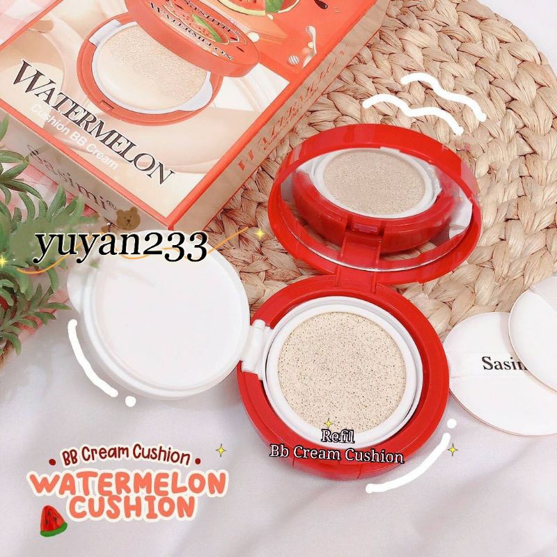 PROMO!!!BB CREAM CUSHION+REFIL WATERMELON SASIMI S878