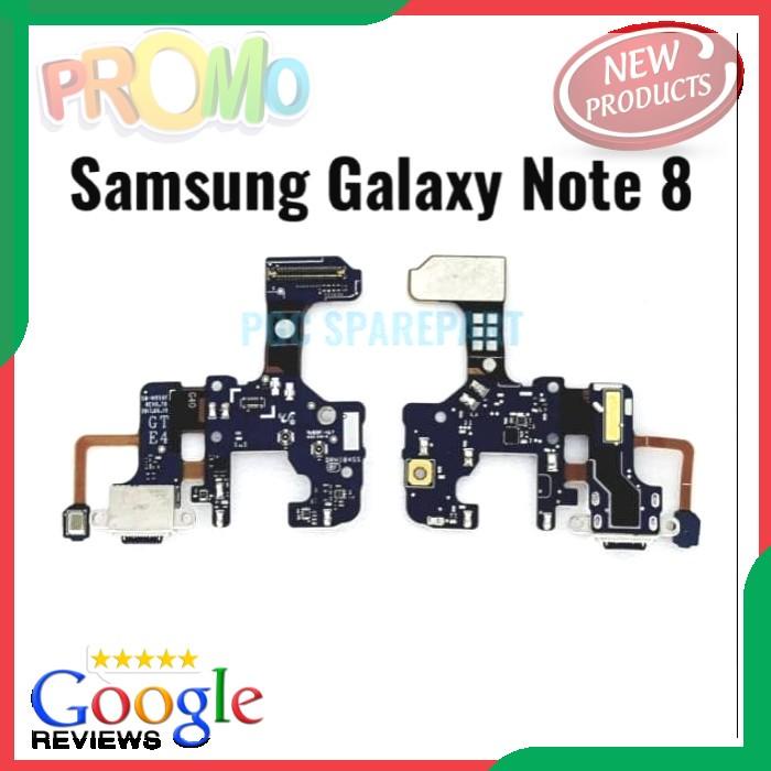 SPAREPART HP ORI FLEXIBLE CONNECTOR CHARGER MIC SAMSUNG GALAXY NOTE 8 N950F TERLENGKAP