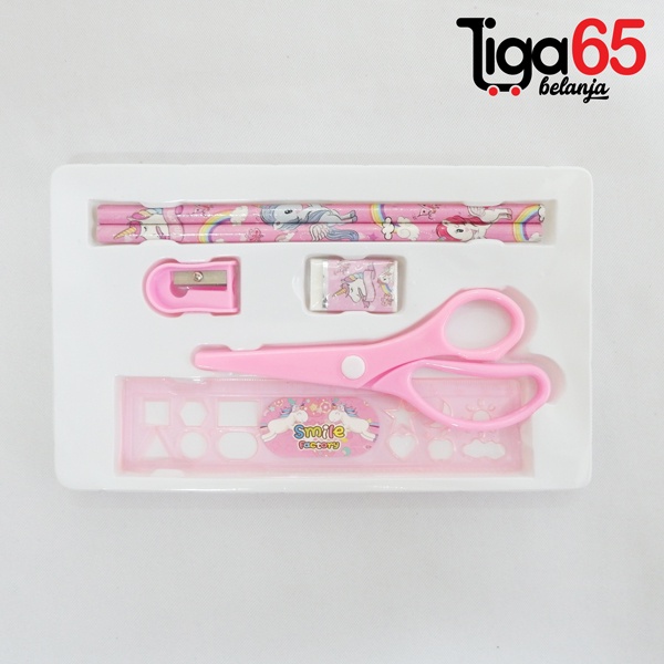 365 STATIONERY SET #40852 Buku &amp; Alat Tulis Anak / Karakter Fancy Gambar Lucu