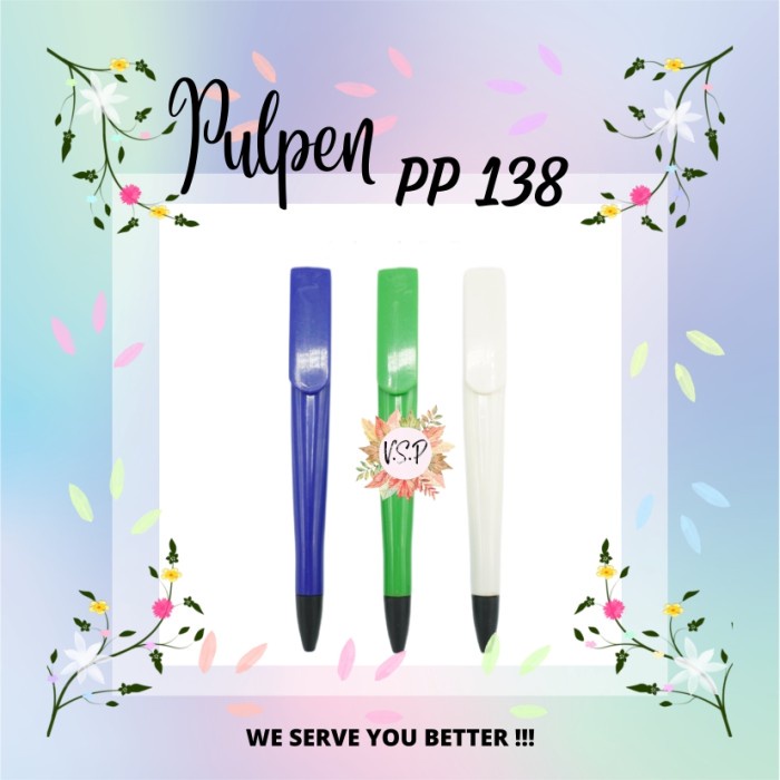 

Pulpen Plastik PP 138 / Souvenir Wedding Seminar kit Murah