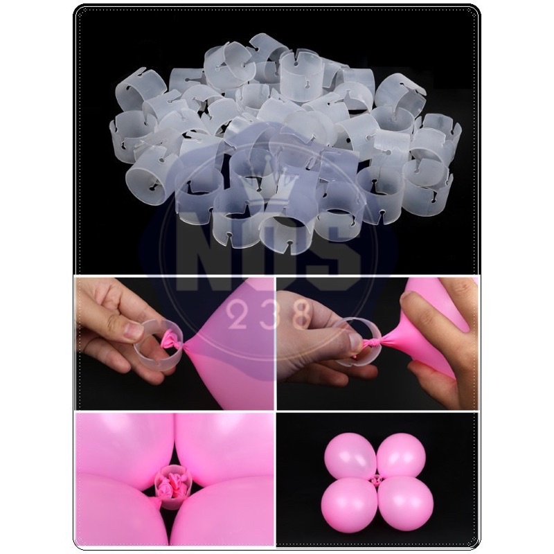 Klip Balon Bunga / Klip Anulus Balon