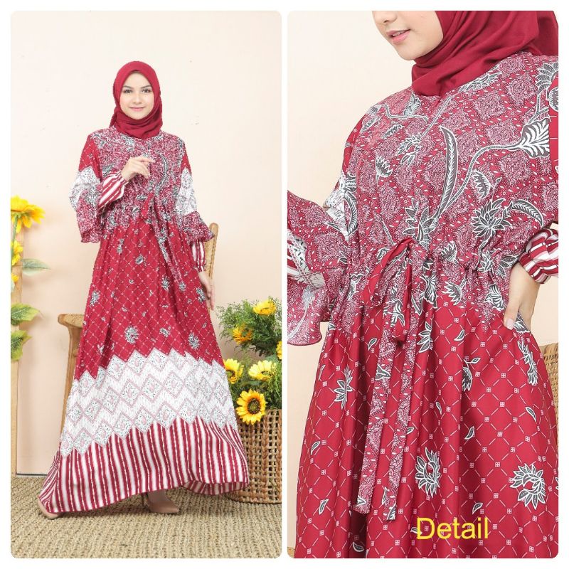 Gamis Dress Bahan Maxmara Lux berkualitas Premium