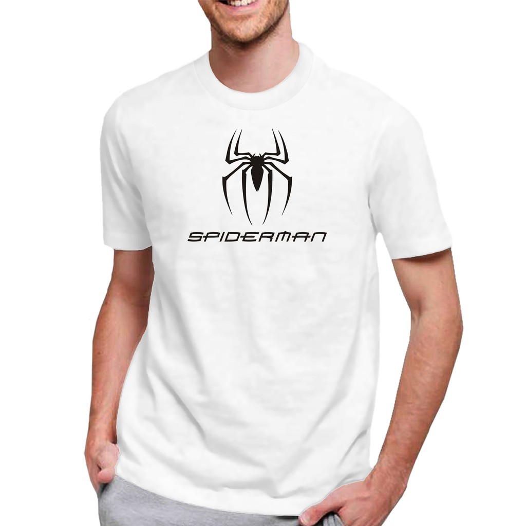 Baju Kaos Pria T-Shirt SPIDERMAN Baju Kaos Pria / Wanita Bahan Catton 100%