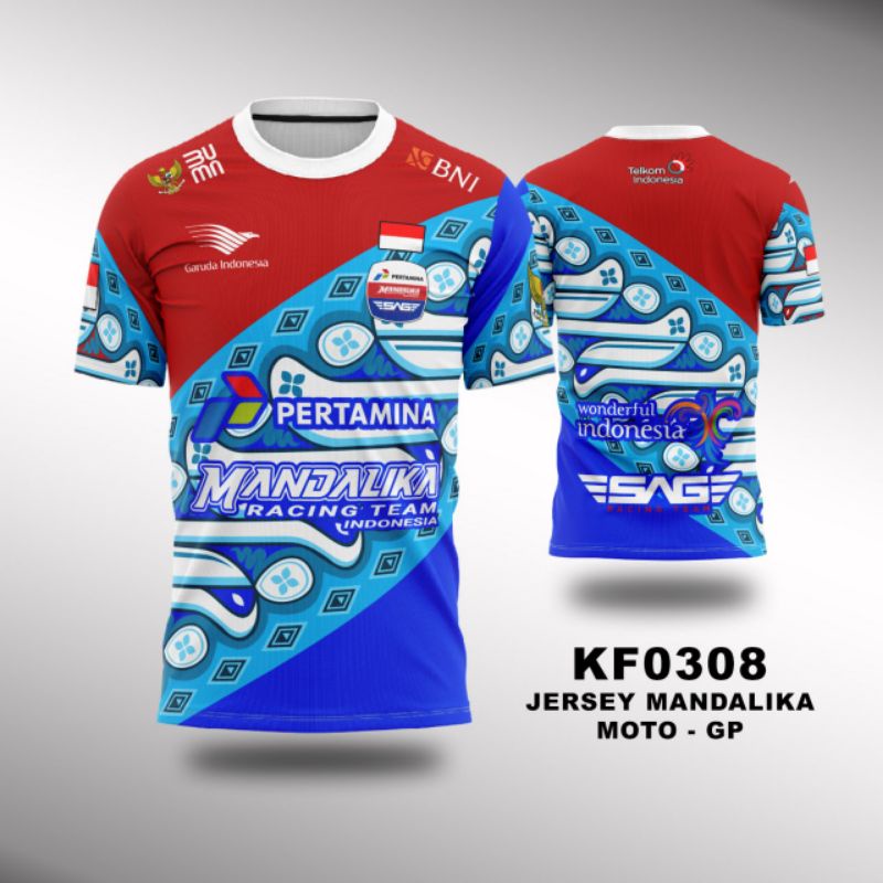 Kaos Jersey Moto GP Mandalika 2022 Pertamina Ra ing Team KF0308