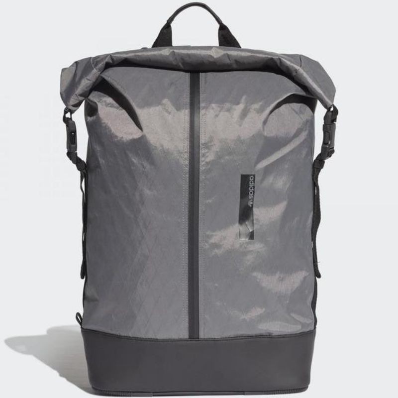 Jual Adidas Future Roll Top Backpack Grey Five Original Shopee Indonesia