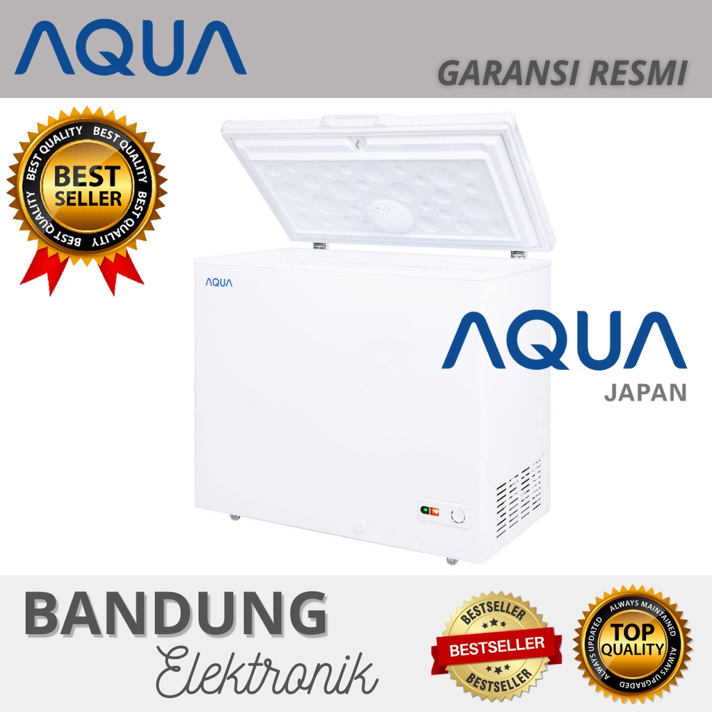 Chest Freezer AQUA AQF-220FR / AQUA AQF220 Box Pembeku 203 Liter