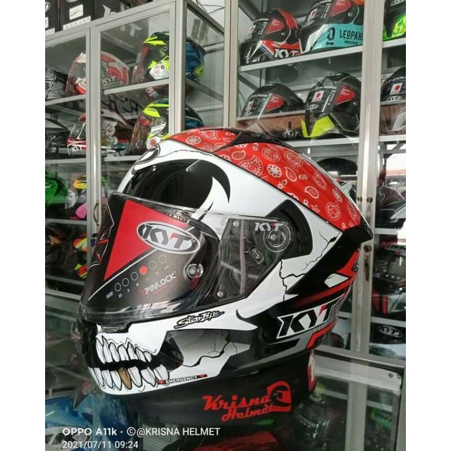 Helm Full Face KYT NFR PIRANTES