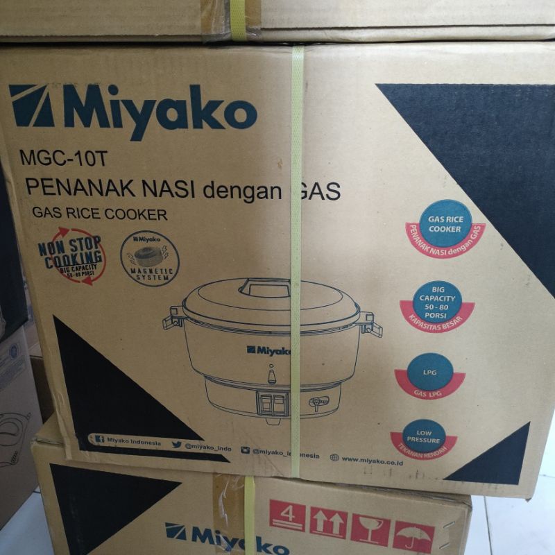 Penanak Nasi Gas Rice Cooker Miyako MGC 10T  10 Liter Murah Garansi