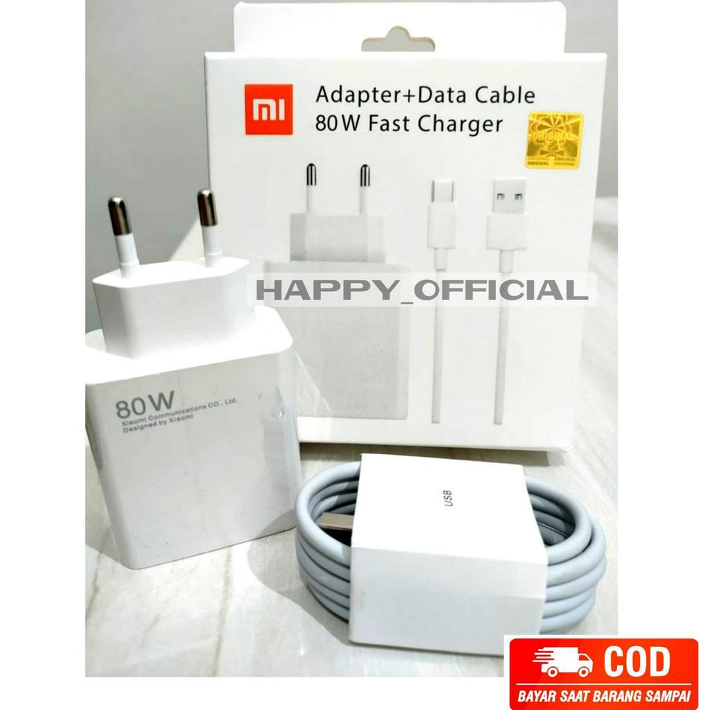 TC CHARGER XIAOMI 80W ORI 100% TURBO CHARGE | FAST CHARGING | CABLE DATA TYPE C