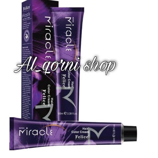 ☃ Felice Miracle Hair Color 100ml Felice Hair Color / Felice Cat Rambut / Pewarna Rambut Permanen ➧