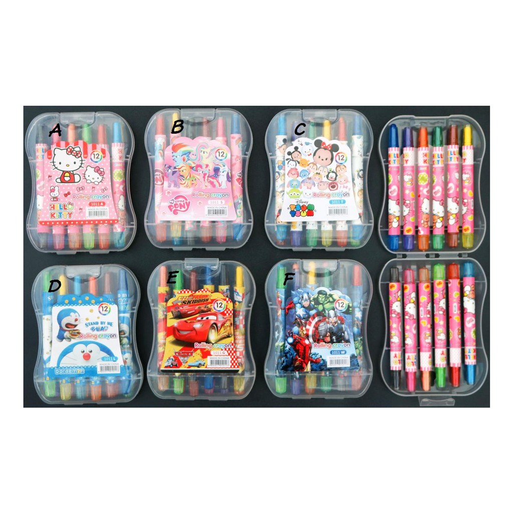 CRAYON PUTAS+CASE KARAKTER (11 CM)