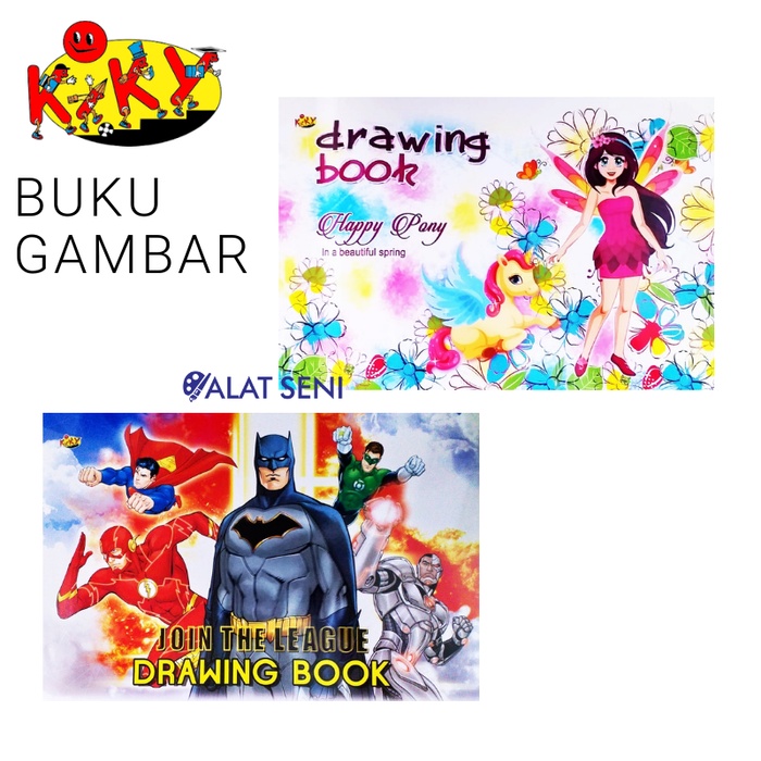 

Buku Gambar Kiky Kecil Ukuran 26 x 18 cm Drawing Book - Satuan SHSNP