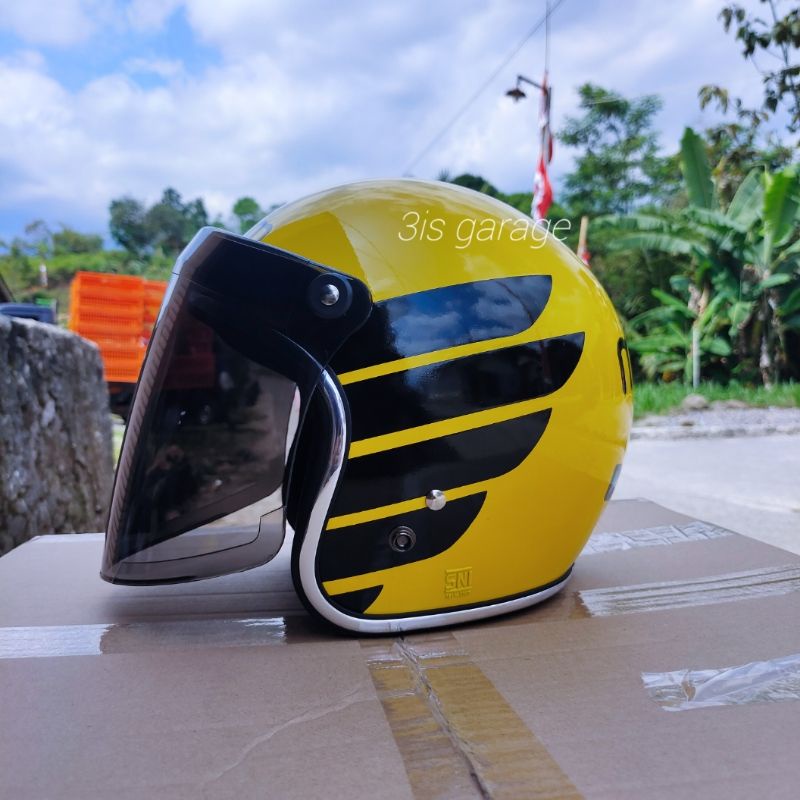 HELM MAXIM OJOL INDONESIA KACA VENOM/SNAIL TERMURAH