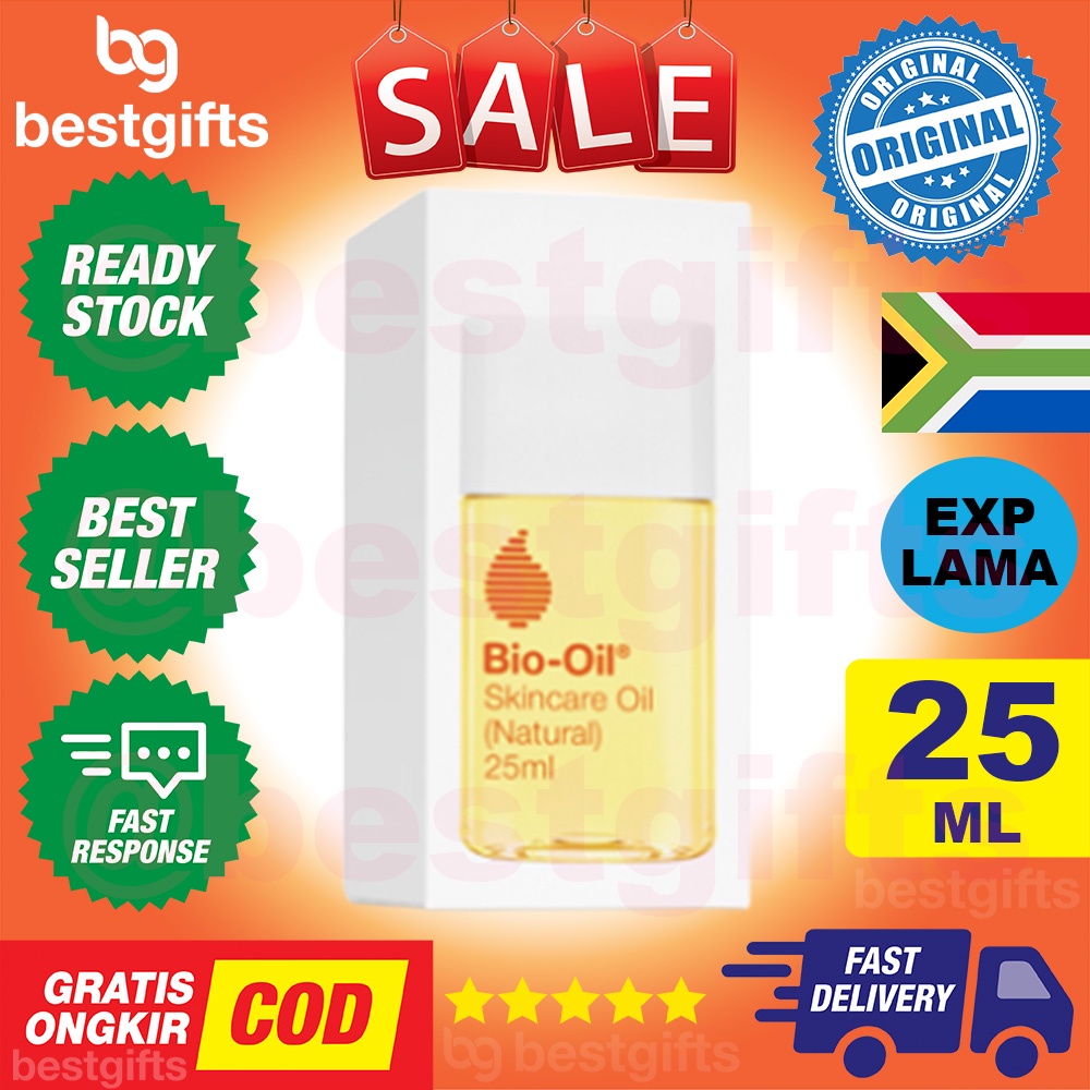 BIO OIL NATURAL SKINCARE OIL 25ML BIOOIL SKIN CARE WARNA KULIT TIDAK MERATA KERING KERUTAN WAJAH 25 ML